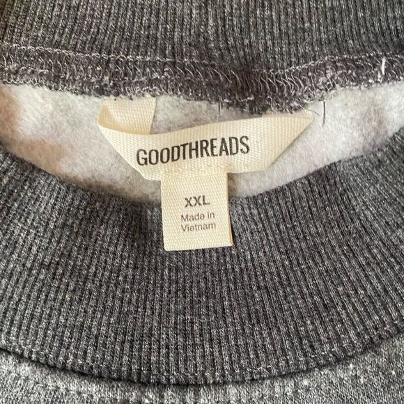 NWT Woman’s Goodthreads Crew Neck Sweater Size XXL Gray - Picture 3 of 3